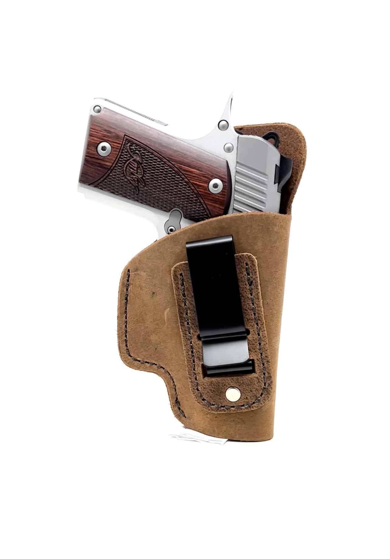Leather Holster OWB Fits For Kimber Micro 9mm Belt Holster 