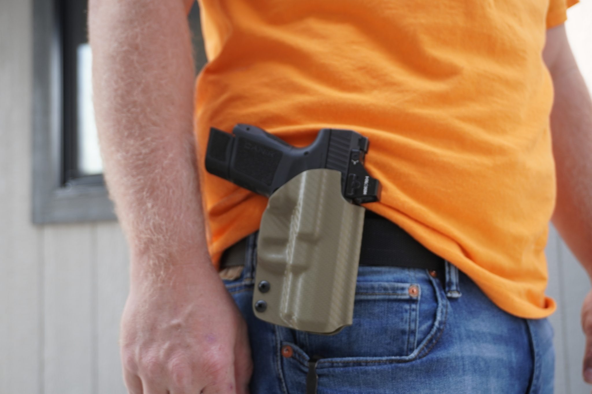 Paddle Holster Outside the Waistband Kydex Paddle Holster