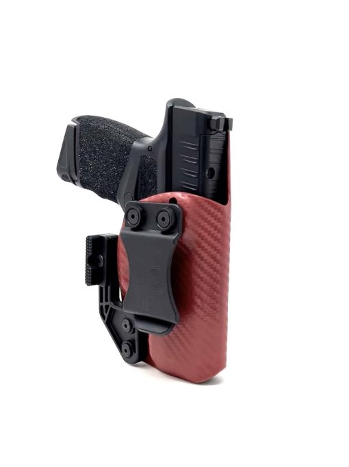 IWB Concealed Carry CCW Kydex Holster with ModWing Claw Right Hand EMT Red 