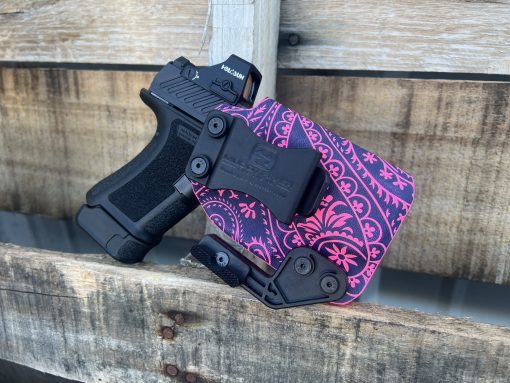 pink paisley pattern holster