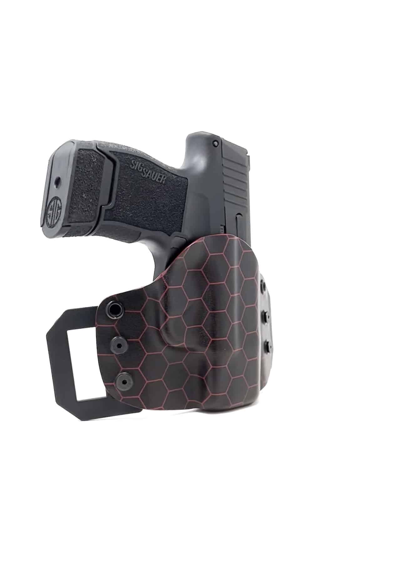G-CODE large paddle black kydex ambi holster double mag carrier mount 1.5" 