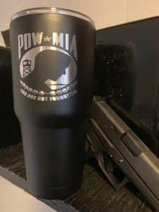 POW MIA cup
