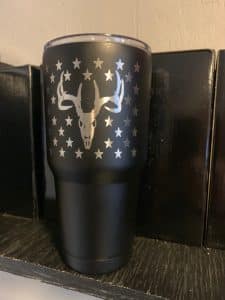 deer skull cup