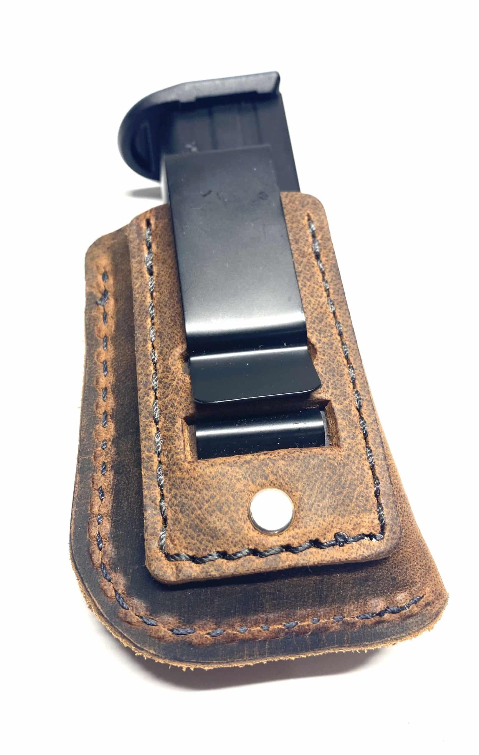 1911 Brown Leather Single Magazine Holder---MADE IN USA 
