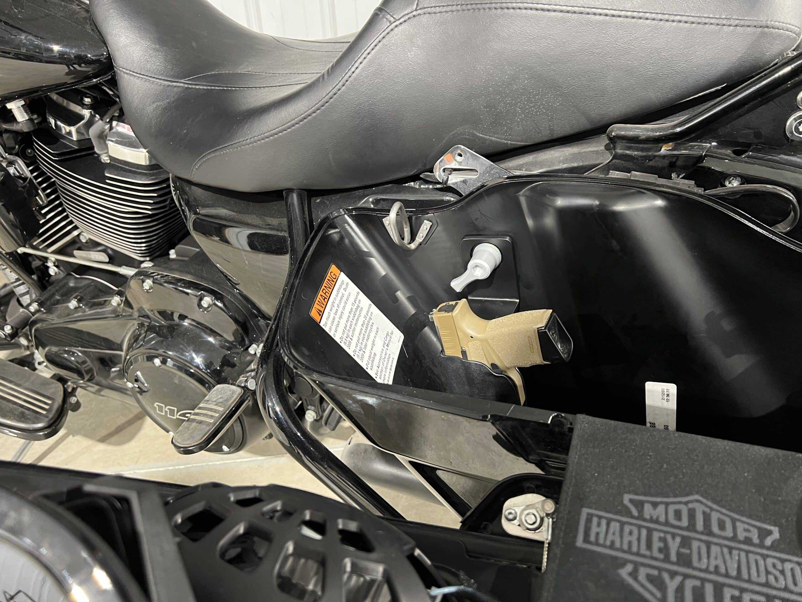 Harley-Davidson, Bags, Harley Davidson Black Leather Backpack Purse  Damage In Red