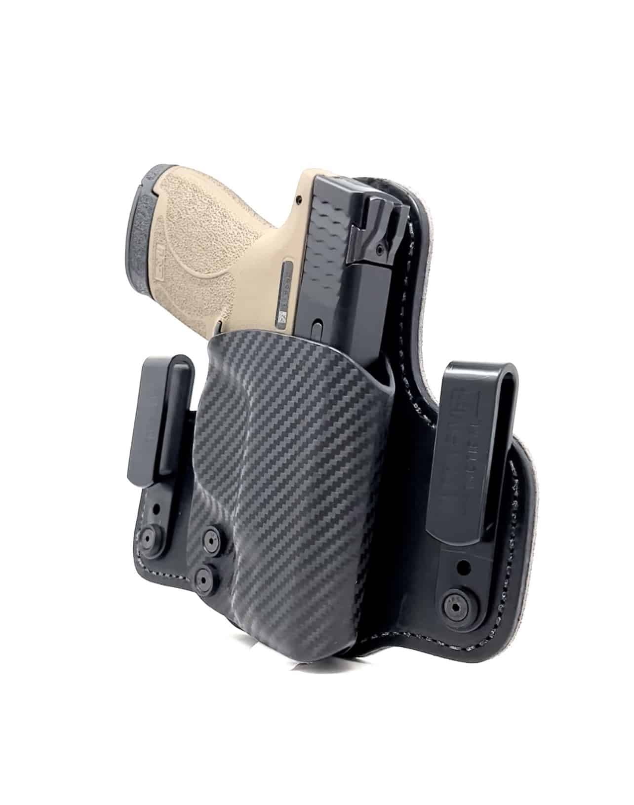 IWB Kydex/Leather Hybrid Holster small print with adjustable retention for Steyr 