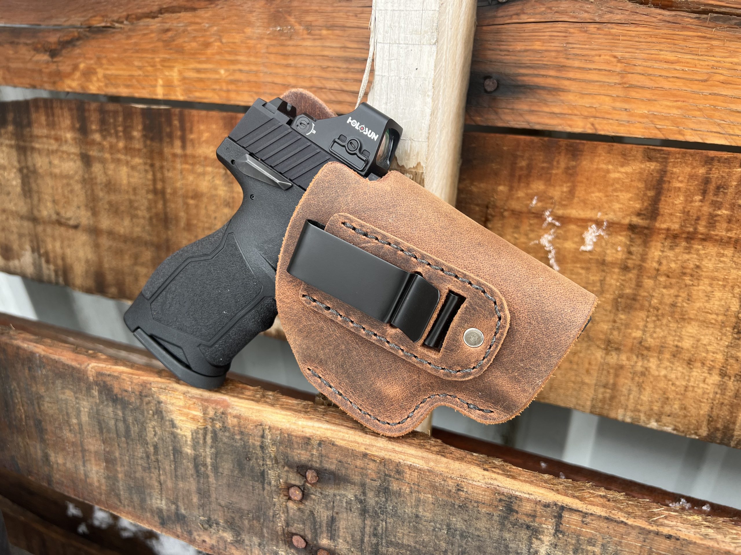 Taurus TX22 Compact Holster - IWB Leather Holster