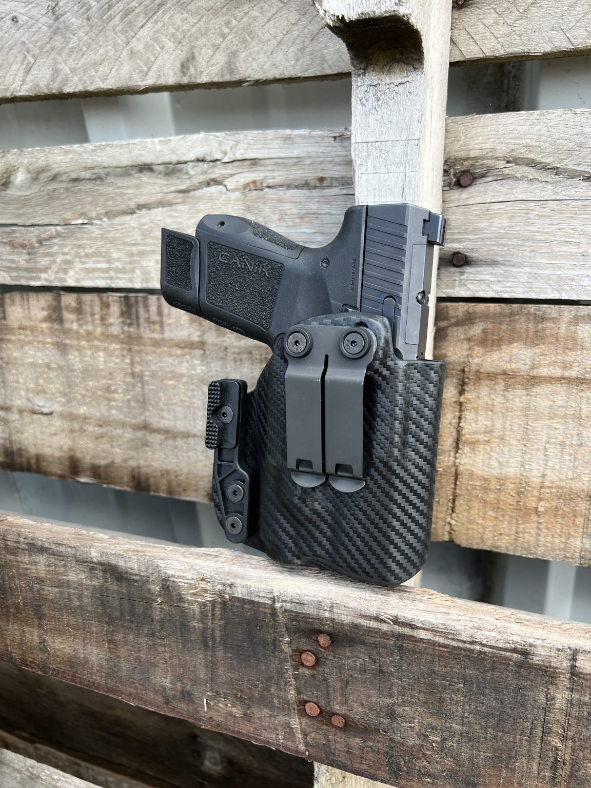 Canik Mete MC9 with Olight Valkyrie PLMini 2 Light Holster