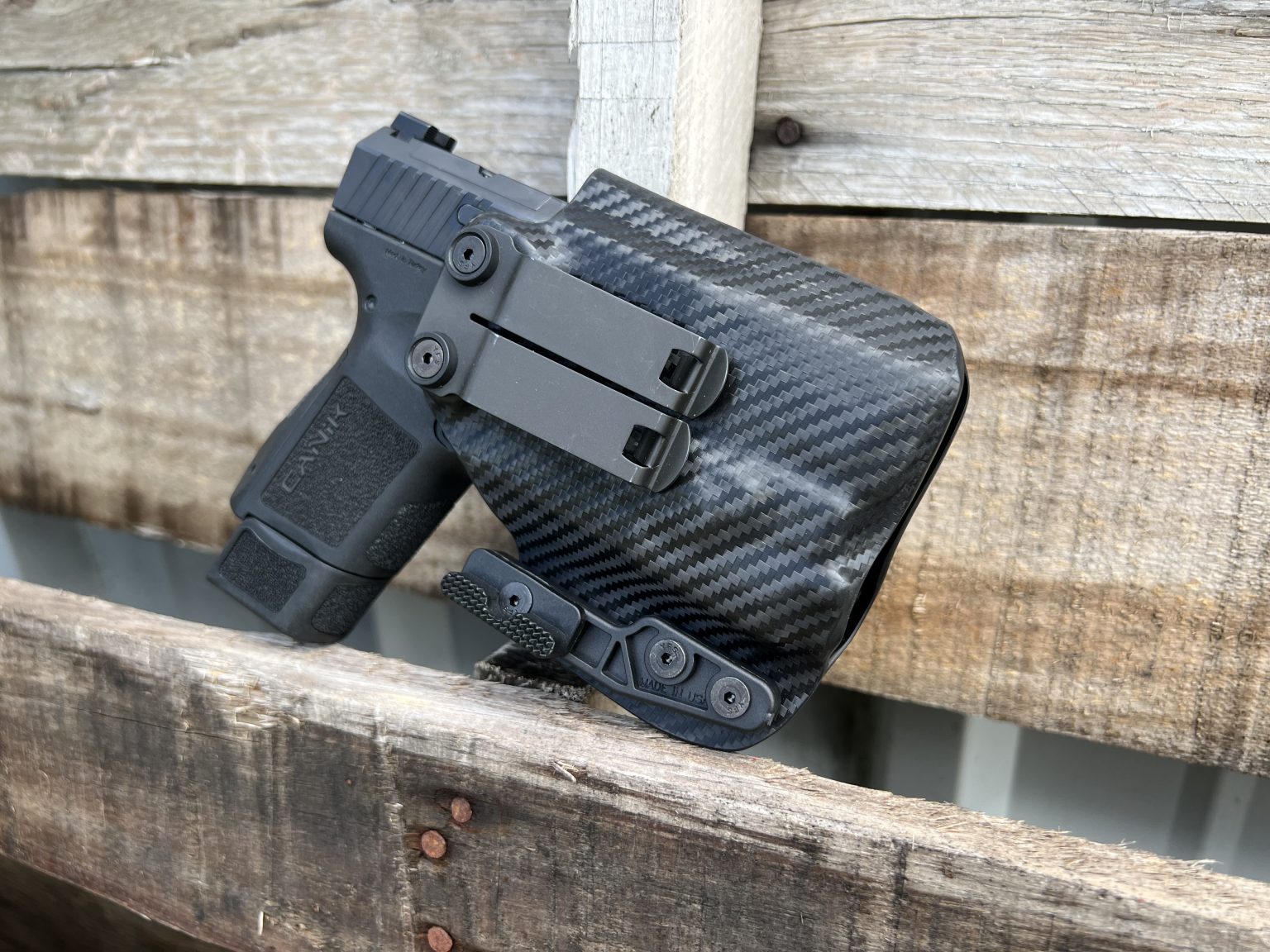 Canik Mete MC9 with Olight Valkyrie PLMini 2 Light Holster