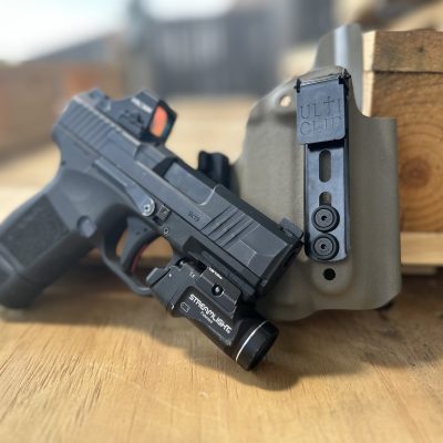 Canik MC9 with Streamlight TLR7 Sub 1913 Holster