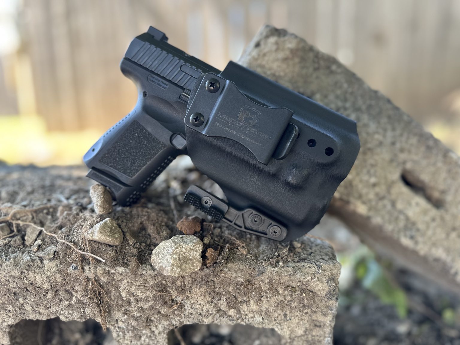 Canik TP9 Elite SC with Olight Baldr Mini Light Holster