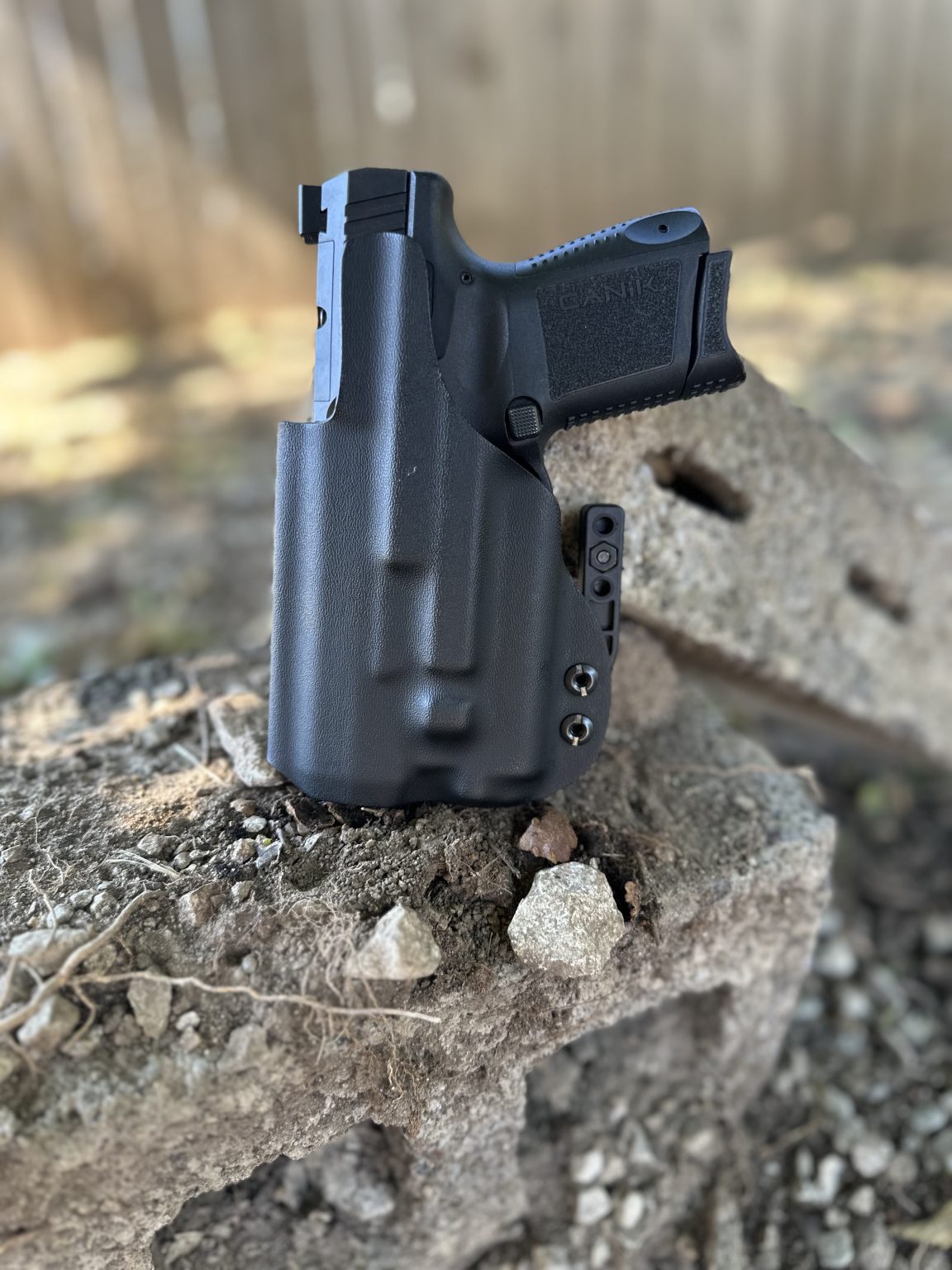 Canik TP9 Elite SC with Olight Baldr Mini Light Holster