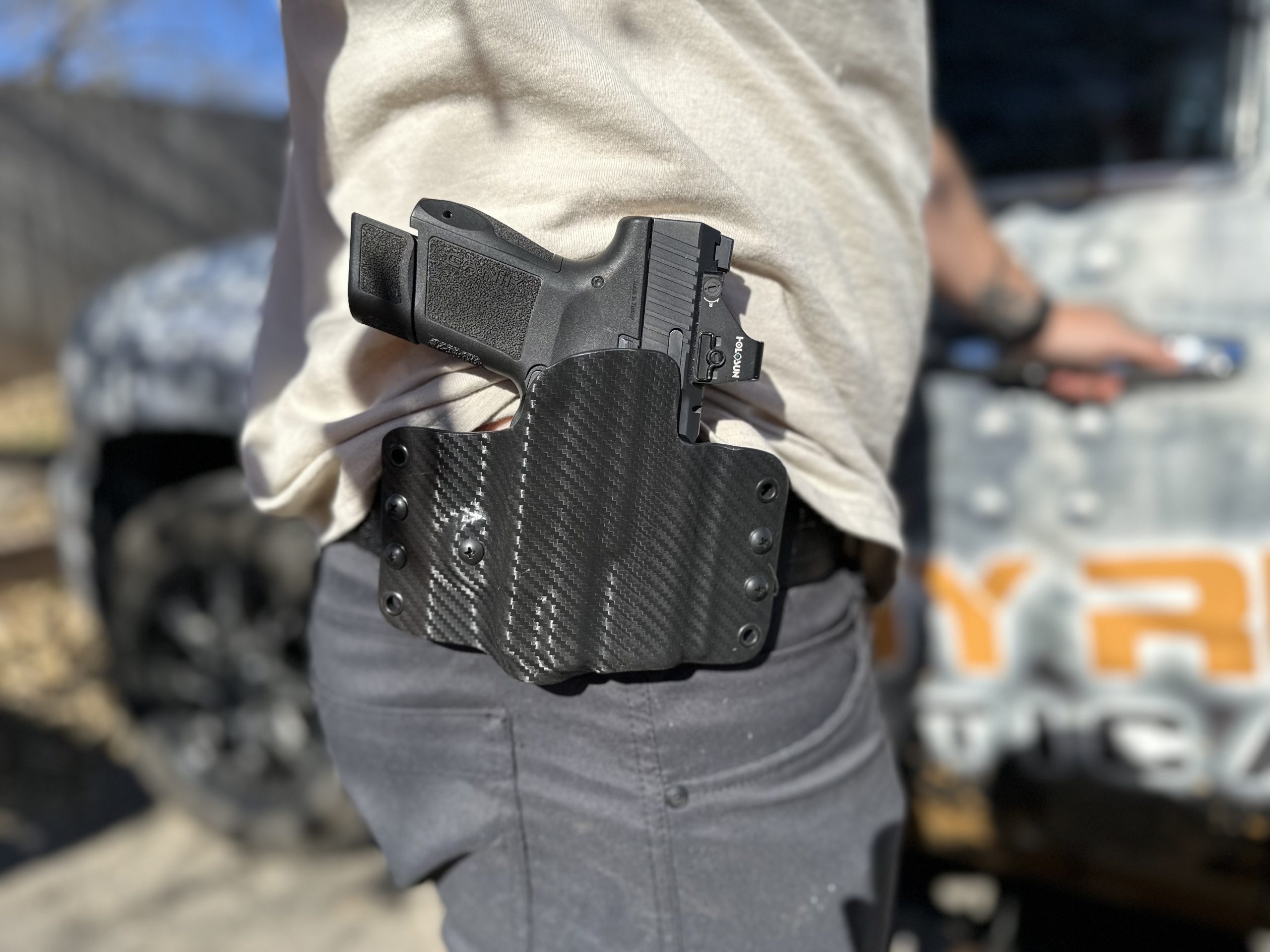 Outside-the-Waistband Paddle Clip Holster