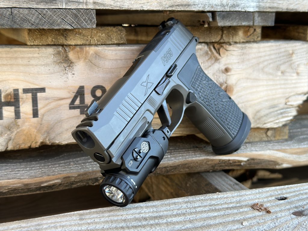 Sig P365 AXG Legion with Sig Foxtrot 2 Light Bearing Holster